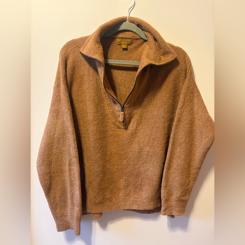 Barefoot Dreams cozy chic lite. Large size cowl neck sweater.